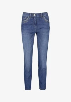 Gerry Weber VERKÜRZT 5 POCKET BEST4ME CROPPED M - Jeans Slim Fit - Blue Denim Mit Use -Dein Mode Laden 03501eb6c65d42429fc6b90bdf55becb