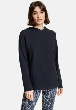 Gerry Weber LANGARM RUNDHALS - Kapuzenpullover - Navy