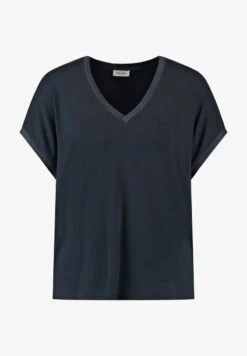 Gerry Weber KURZARM MIT LEGEREM SCHNITT - T-Shirt Basic - Navy -Dein Mode Laden 06c839fbcfb94d6bb898812821d4910b