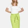 Gerry Weber MIT BINDEGÜRTEL - Bleistiftrock - Lime