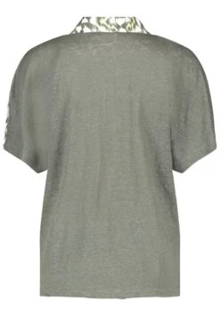 Gerry Weber 1/2 ARM GEMUSTERTES MIT OFFENEM - Bluse - Grün Druck -Dein Mode Laden 0af1298d1f094c4bb339d7b67cc74b69