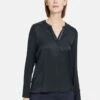 Gerry Weber 1/1 ARM MIT MATERIALMIX - Bluse - Navy -Dein Mode Laden 0b0eb5dac18a42329b8c1a44301375a5