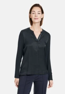 Gerry Weber 1/1 ARM MIT MATERIALMIX - Bluse - Navy