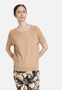 Gerry Weber MIT SCHIMME - T-Shirt Basic - Caramel