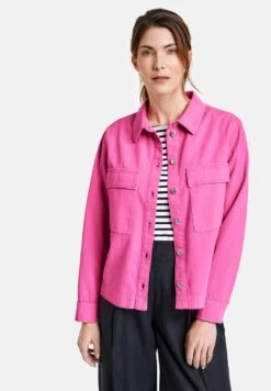 Gerry Weber LANGARM MIT GROSSEN AUFGESETZTEN TAS - Jeansjacke - Soft Pink