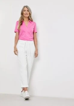 Gerry Weber MIT BINDEGÜRTEL - Chino - Weiß Weiß -Dein Mode Laden 11e3067990ef489c87ba7e2cf0bd73a0