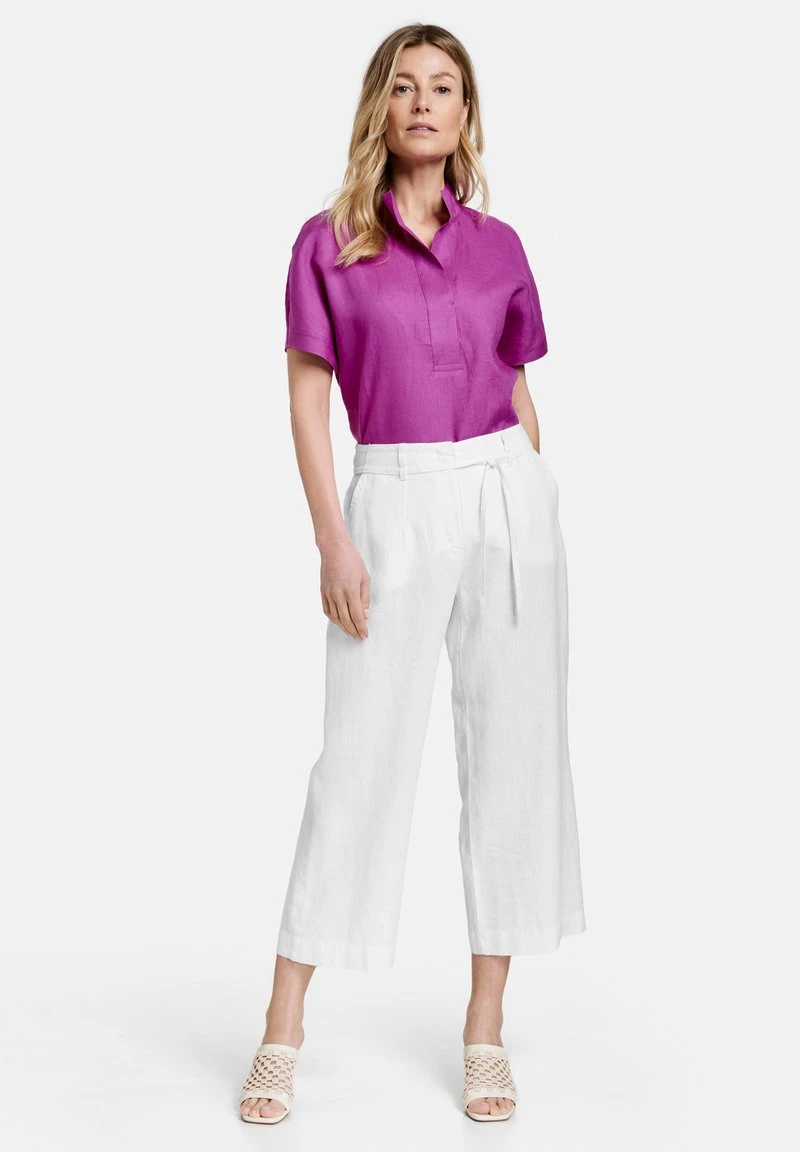 VERKÜRZT AB 37CM BIS 77CM - Stoffhose - Weiss Weiss 4 VERKÜRZT AB 37CM BIS 77CM - Stoffhose - Weiss Weiss – Bild 2