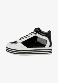 Gerry Weber NOVARA - Sneaker High - White Black -Dein Mode Laden 15083db59eca46e3bee5dbda47489339 1