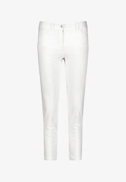Gerry Weber VERKÜRZT 5-POCKET IN 7/8 LÄNGE BEST4ME - Jeans Slim Fit - Weiß Weiß