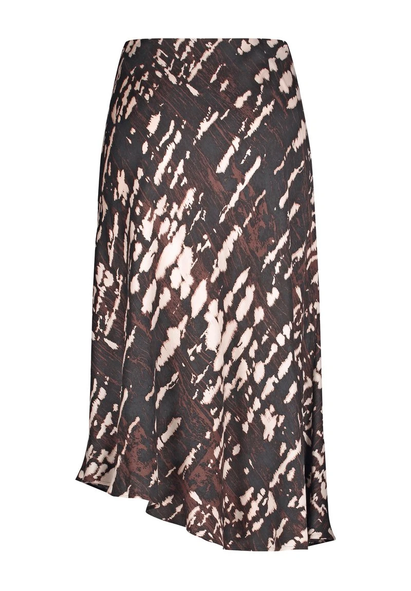 Gerry Weber ASYMMETRISCHER - Maxirock - Braun Ecru Weiss Druck 7 Gerry Weber ASYMMETRISCHER - Maxirock - Braun Ecru Weiss Druck – Bild 5