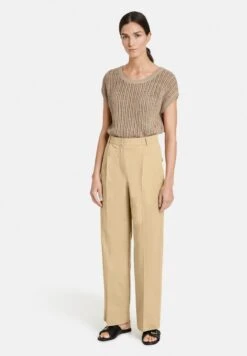Gerry Weber MIT BÜGELFALTEN - Stoffhose - Caramel -Dein Mode Laden 1bd16c0b76a54fca827c1a0ceb48d4ec
