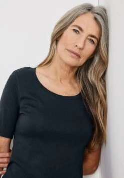 Gerry Weber 1/2 ARM BASIC - T-Shirt Basic - Navy -Dein Mode Laden 1cf516d163cb420f9ee9b0e2c6026b02