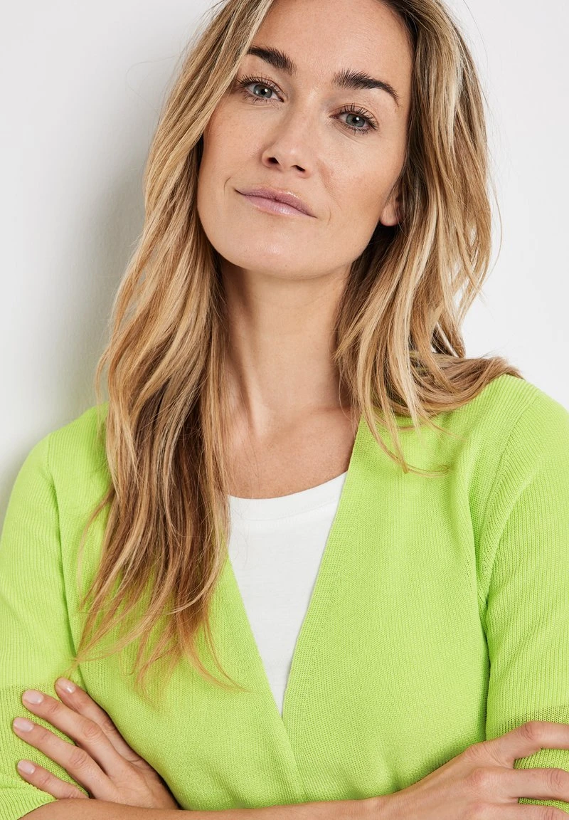 Gerry Weber MIT HALBARM - Strickjacke - Lime 5 Gerry Weber MIT HALBARM - Strickjacke - Lime – Bild 3