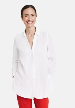 Hemdbluse - Weiss Weiss