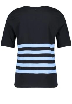 Gerry Weber 1/2 ARM MIT RINGELN UND FRONTPR - T-Shirt Print - Blau Ringel -Dein Mode Laden 20b6c93ff7ca425daefc0bde86177195