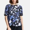 1/2 ARM - T-Shirt Print - Blau Druck -Dein Mode Laden 23992b143df741b9b101825eae5fa277