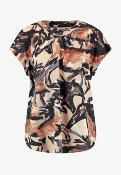 Gerry Weber KURZARM GEMUSTERTES MIT GEKNÖPFTEM - Bluse - Ecru Weiss Schwarz Druck 11 Gerry Weber KURZARM GEMUSTERTES MIT GEKNÖPFTEM - Bluse - Ecru Weiss Schwarz Druck -Dein Mode Laden 26706e0a60ab42edbc628261965015be