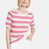 Gerry Weber 1/2 ARM KURZARM - T-Shirt Print - Rot Orange Lila Pink Ringel 1 Gerry Weber 1/2 ARM KURZARM - T-Shirt Print - Rot Orange Lila Pink Ringel -Dein Mode Laden 3f06cda06ff0437f8a82770f254eef53