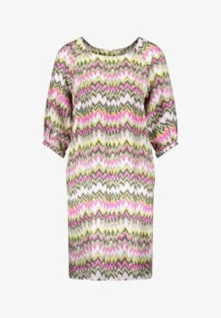 Gerry Weber MIT BALLONÄRMELN - Freizeitkleid - Grün Lila Pink Druck -Dein Mode Laden 418edbea4118460c9d67519e6be4937c