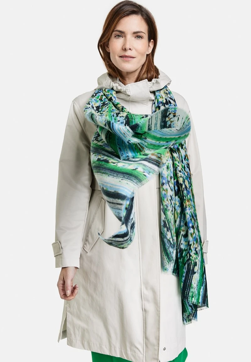 Gerry Weber MIT MUSTER - Schal - Blau Grün Druck 8 Gerry Weber MIT MUSTER - Schal - Blau Grün Druck – Bild 6