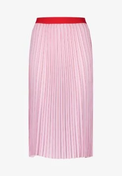 Gerry Weber LANG WEIT MIT DEHNBAREM GUMMIBUND - Faltenrock - Rot Orange Druck -Dein Mode Laden 457b45817b0c4d91ac0d4a769ef958ee