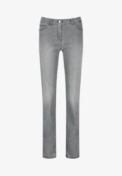 Jeans Slim Fit - Grau Mit Use