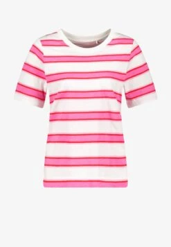 Gerry Weber 1/2 ARM KURZARM - T-Shirt Print - Rot Orange Lila Pink Ringel -Dein Mode Laden 474d50140a8d43b7aa3edabc80d19788