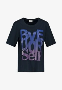 Gerry Weber MIT WORDING PRINT - T-Shirt Print - Navy -Dein Mode Laden 4e2674caf37a441ab26b57dd5c74dde4