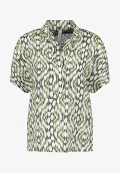 Gerry Weber 1/2 ARM GEMUSTERTES MIT OFFENEM - Bluse - Grün Druck -Dein Mode Laden 5244afd3aa114a05944622664707c19f