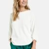 Gerry Weber MIT BALLONÄRMEL - Strickpullover - Off White