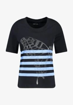 Gerry Weber 1/2 ARM MIT RINGELN UND FRONTPR - T-Shirt Print - Blau Ringel -Dein Mode Laden 59078d821ec84bc4863d5b4332fc08ff