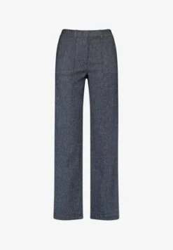 Gerry Weber LANG WIDE LEG MIT FRANSENSAUM - Jeans Straight Leg - Ecru -Dein Mode Laden 5d367fda9023448cbe60ed197cfc85e0