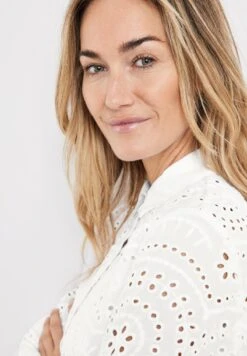 Gerry Weber 3/4 ARM - Hemdbluse - Weiß Weiß -Dein Mode Laden 5f411a8fac7e43e387dd798269626586