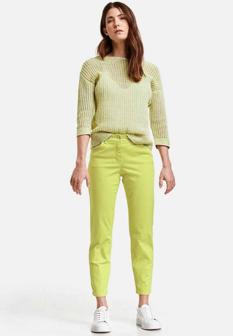 Gerry Weber VERKÜRZT 5-POCKET IN 7/8 LÄNGE BEST4ME - Jeans Slim Fit - Lime 4 Gerry Weber VERKÜRZT 5-POCKET IN 7/8 LÄNGE BEST4ME - Jeans Slim Fit - Lime – Bild 2