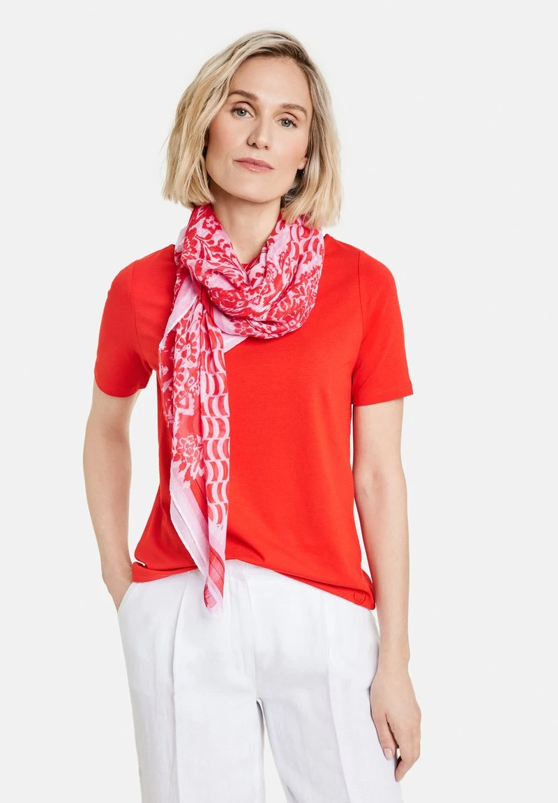 Gerry Weber Schal - Lila Pink Rot Orange Druck 8 Gerry Weber Schal - Lila Pink Rot Orange Druck – Bild 6