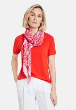 Gerry Weber Schal - Lila Pink Rot Orange Druck