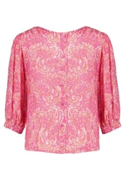 Gerry Weber 3/4 ARM MIT GEKNÖPFTEM RÜCKENTEI - Bluse - Lila Pink Rot Orange Druck -Dein Mode Laden 6479f7f5e4bb44a08b116d66f38076cd