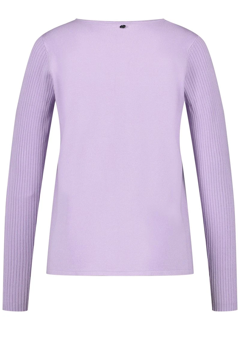 Gerry Weber LANGARM RUNDHALS MIT STRICK-MIX - Strickpullover - Lilac 8 Gerry Weber LANGARM RUNDHALS MIT STRICK-MIX - Strickpullover - Lilac – Bild 6