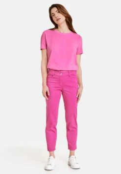 5-POCKET IN 7/8 LÄNGE BEST4ME - Stoffhose - Hibiskus