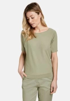Gerry Weber KURZARM MIT ÜBERSCH - T-Shirt Basic - Sage -Dein Mode Laden 6dad4a73da20400297c017d7d27bba36