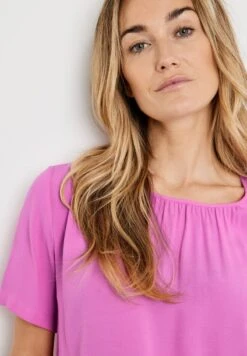 Gerry Weber KURZARM MIT KRÄUSELFALTEN - Bluse - Peony -Dein Mode Laden 71da5b3930124427a1efd861469b9961