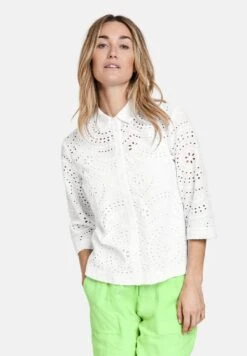 Gerry Weber 3/4 ARM - Hemdbluse - Weiß Weiß