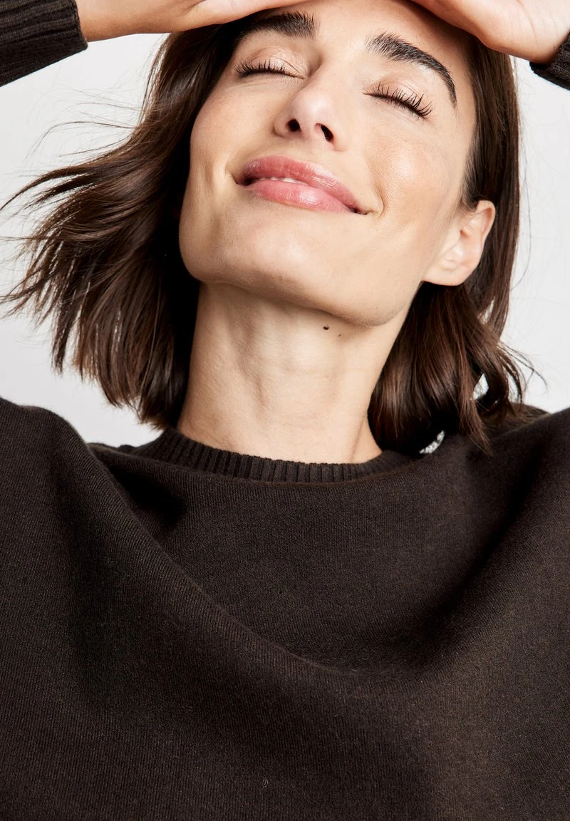 Gerry Weber LANGARM - Strickpullover - Dark Oak 4 Gerry Weber LANGARM - Strickpullover - Dark Oak – Bild 2