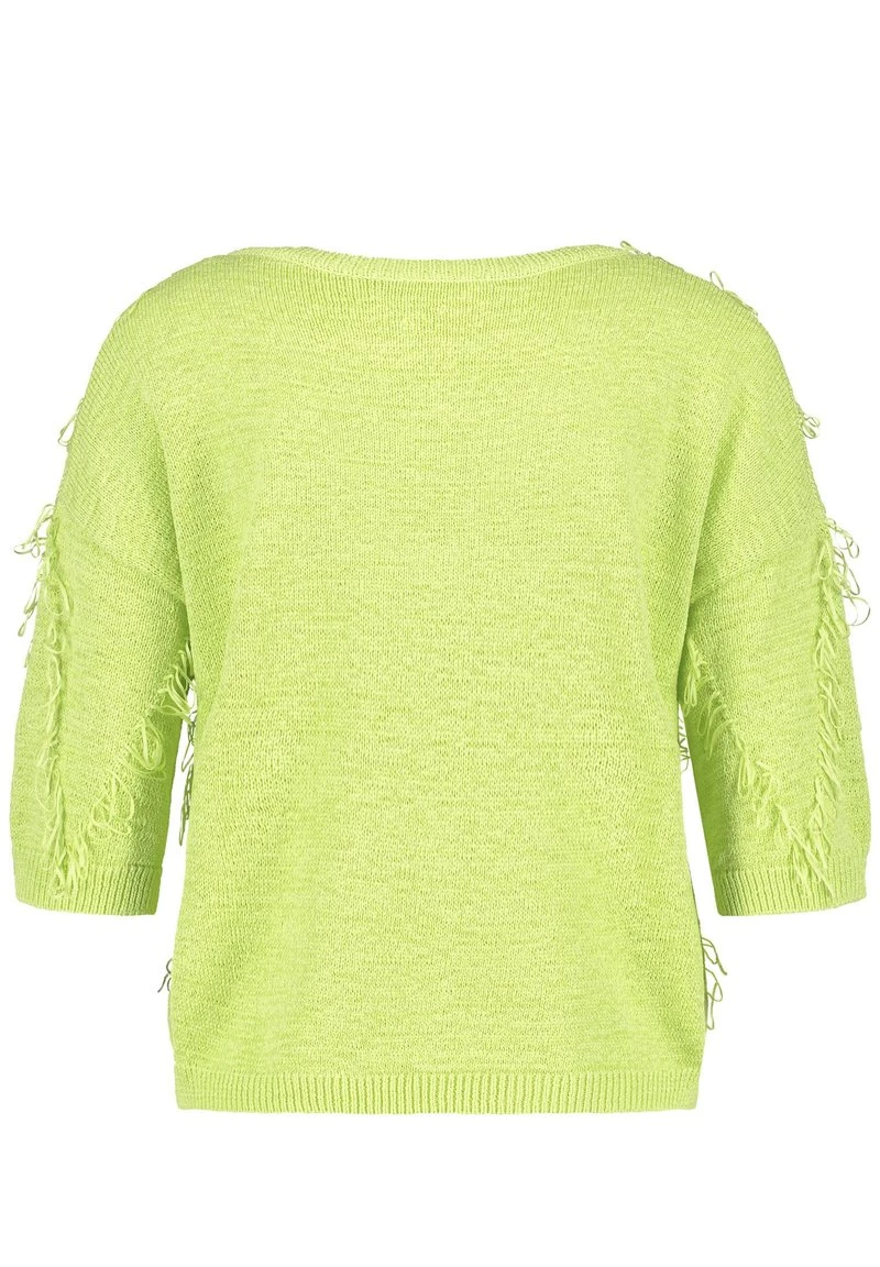 Gerry Weber ODY 3/4 ARM MIT FRANSE - Strickpullover - Lime 7 Gerry Weber ODY 3/4 ARM MIT FRANSE - Strickpullover - Lime – Bild 5