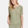 Gerry Weber KURZARM MIT ÜBERSCH - T-Shirt Basic - Sage -Dein Mode Laden 835d5e9ec3294e8f97469daca4a0463e