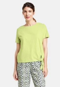 Gerry Weber MIT KNOTENDETAIL - T-Shirt Basic - Light Lime