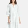 Gerry Weber MIT AUSBRENNER-EFFEKT - Freizeitkleid - Off White