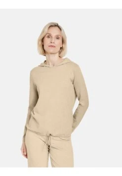Gerry Weber MIT KAPUZE - Strickpullover - Sand Melange