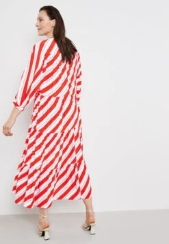 Gerry Weber MIT VOLANT - Freizeitkleid - Ecru Weiss Rot Orange Streifen 10 Gerry Weber MIT VOLANT - Freizeitkleid - Ecru Weiss Rot Orange Streifen -Dein Mode Laden 8dc79740a27d495eb883d6ca6e92ba13