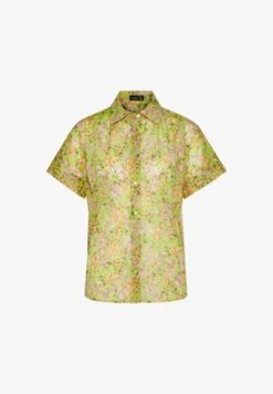 1/2 ARM - Hemdbluse - Gruen Lila Pink Druck -Dein Mode Laden 8e5c621f34cf481f8b3d9c44cc81da67